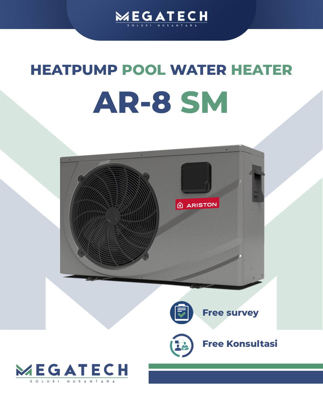 Heatpump Pool - Ariston AR 8 SM