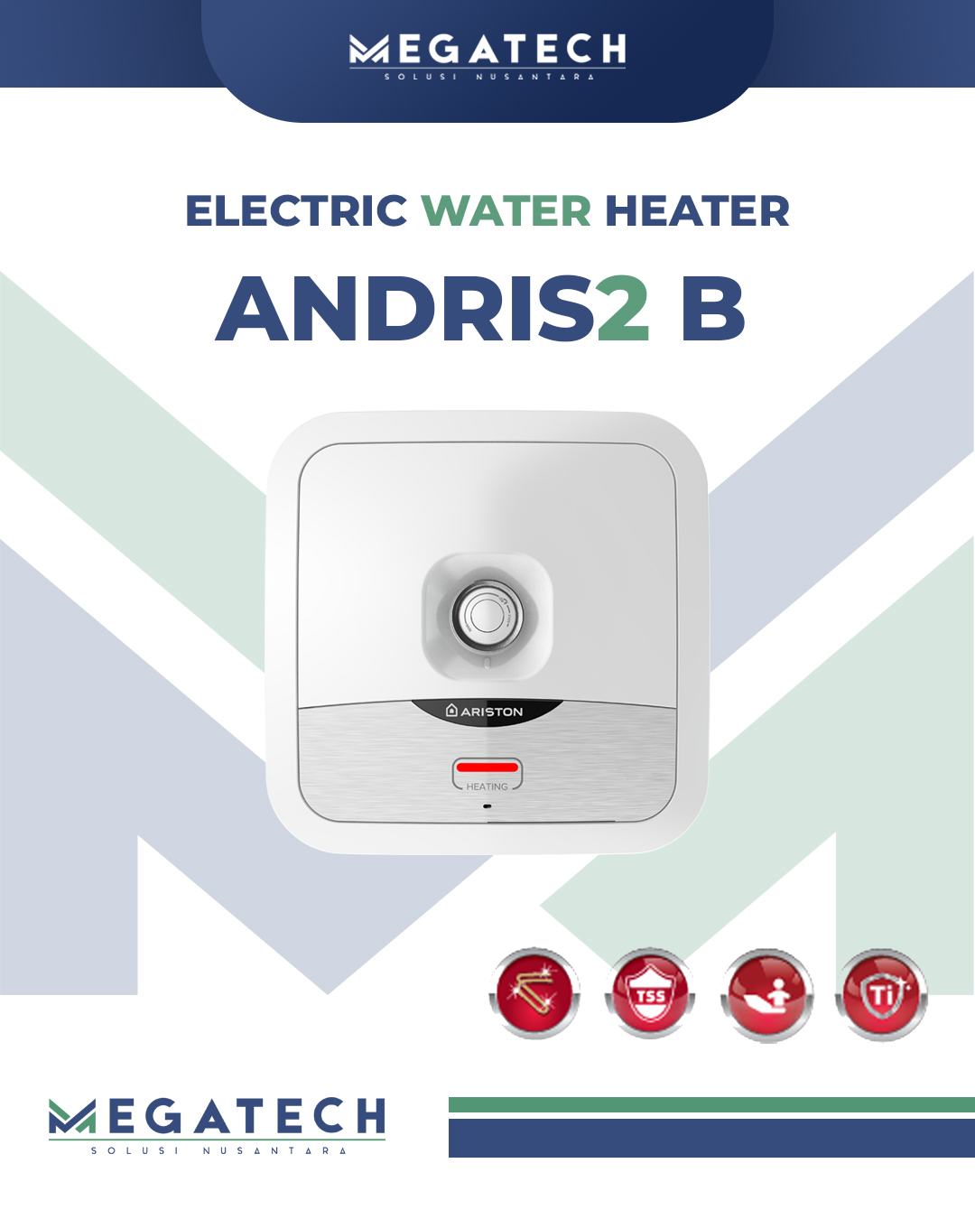 Electric Water Heater - ANDRIS2 B - 10/15/30 Liter